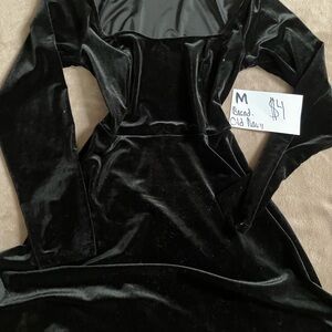Old Navy Black Velvet Dress